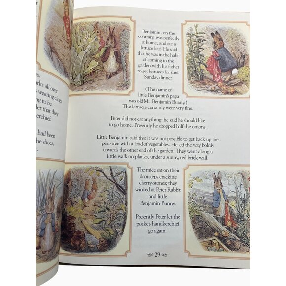 A Childs Treasury Of Beatrix Potter Featuring Nine Tales Of Peter Rabbit - Picture 14 of 16